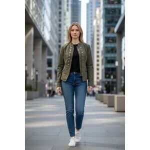 INC Military Band Jacket Size Medium